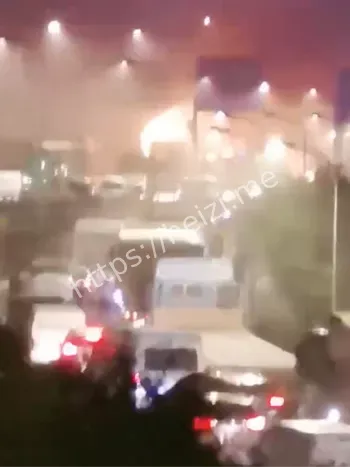 五环入口大火事故