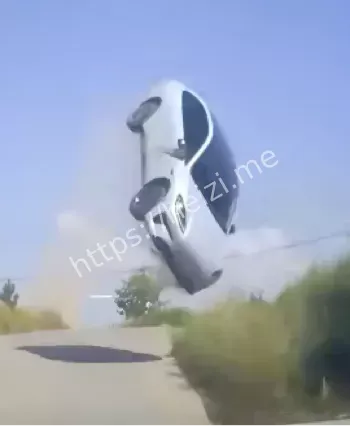 景德镇SUV下坡起飞事故